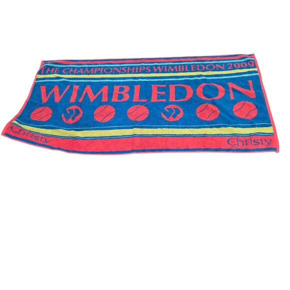 Official Wimbledon 2009 Ladies Towel Multicolor 52x28in - Picture 1 of 9